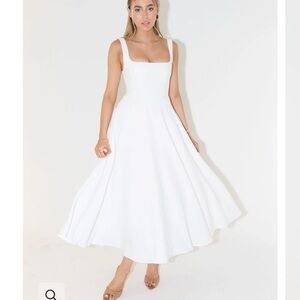 Odd Muse Square Neck Midi Dress